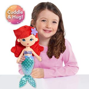 Disney Princess So Sweet Princess Ariel, 13.5-Inch Plush with Red Hair, The Little Mermaid, Officially Licensed Kids Toys for Ages 3 Up, Gifts and Presents by Just Play