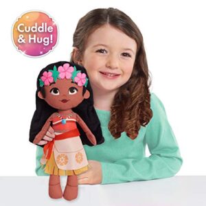 Disney Princess So Sweet Princess Moana, 12 Inch Plushie with Brown Hair, Disney Moana, Officially Licensed Kids Toys for Ages 3 Up, Gifts and Presents by Just Play