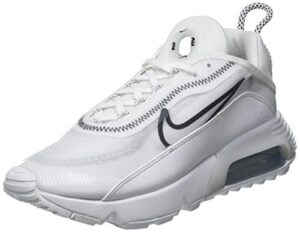 nike womens air max 2090 running trainers ck2612 sneakers shoes (uk 6 us 8.5 eu 40, white black wolf grey 100)