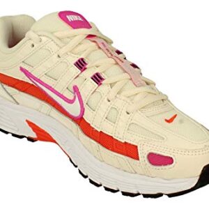 Nike P-6000 ESS Womens Running Trainers CW1351 Sneakers Shoes (UK 2.5 US 5 EU 35.5, Pale Ivory White Pink 100)