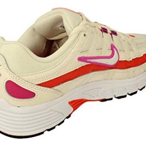 Nike P-6000 ESS Womens Running Trainers CW1351 Sneakers Shoes (UK 2.5 US 5 EU 35.5, Pale Ivory White Pink 100)