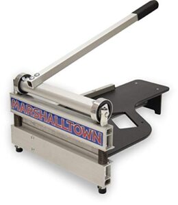 marshalltown ultra-lite flooring cutter 13", cuts vinyl plank, laminate, engineered hardwood, siding, and more - honing stone included, made in the usa