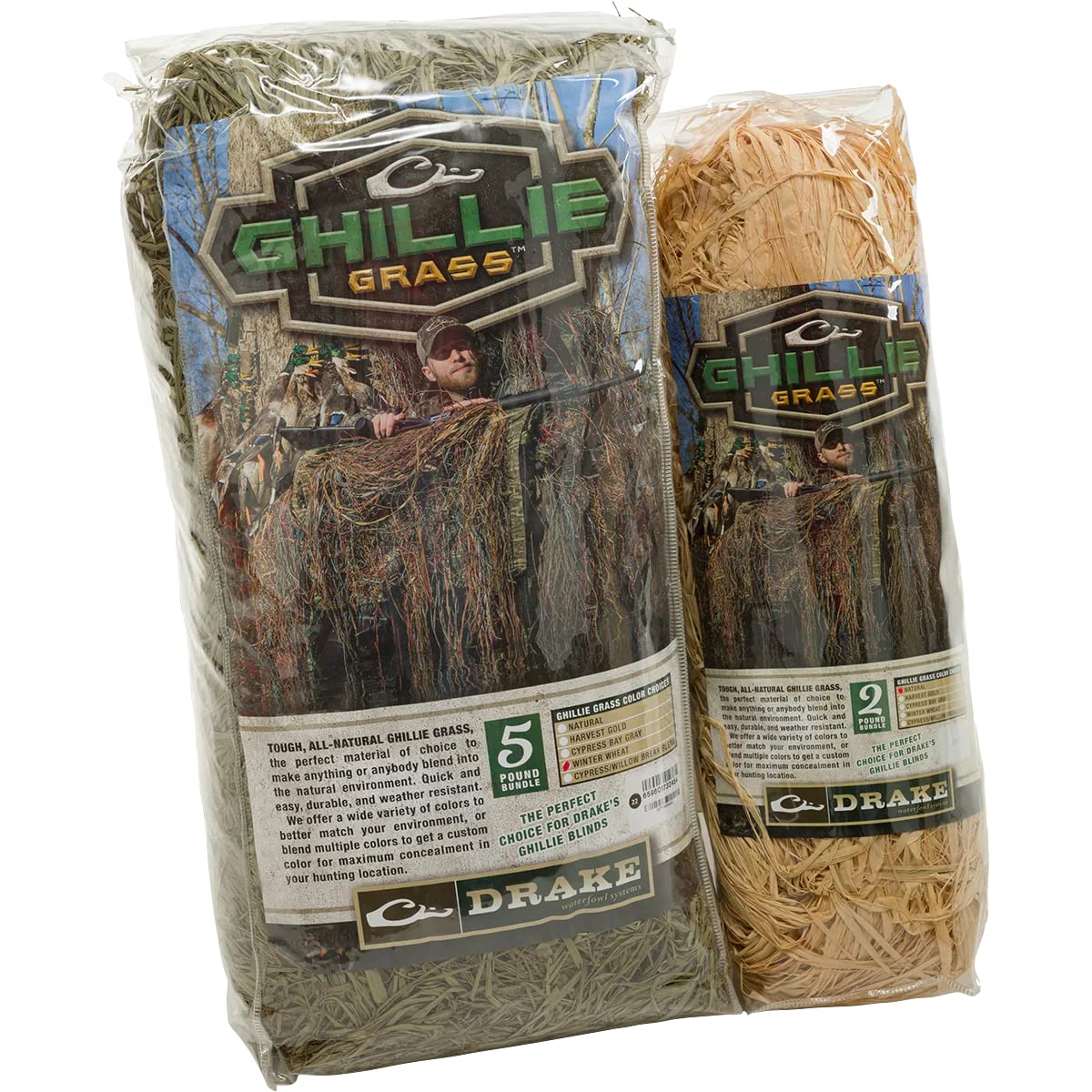 Drake Waterfowl Ghillie Grass 2 lb Bundle Cypress/Willow Brake Blend OSFM