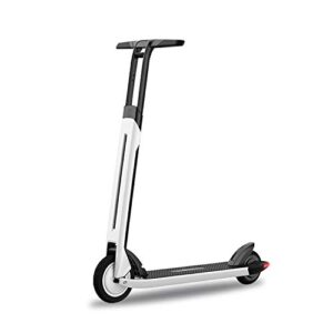 segway ninebot air t15 electric kick scooter, lightweight and portable, innovative step-control, white
