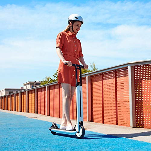 Segway Ninebot Air T15 Electric Kick Scooter, Lightweight and Portable, Innovative Step-Control, White