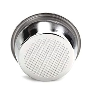 54mm Portafilter Filter Basket | 2 Cup | Compatible with 54mm Breville Sage Espresso machines Express/Bambino/Bambino Plus/840XL/BES450/BES500/BES860XL/BES870XL/BES878/BES880 | Stainless Steel