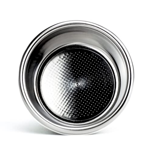 54mm Portafilter Filter Basket | 2 Cup | Compatible with 54mm Breville Sage Espresso machines Express/Bambino/Bambino Plus/840XL/BES450/BES500/BES860XL/BES870XL/BES878/BES880 | Stainless Steel