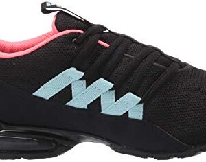 PUMA womens Riaze Prowl Running Shoe, Puma Black-ignite Pink-aquamarine, 8 US