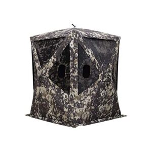 barronett blinds big mike hd hub hunting blind, 2 person pop up ground blind, crater™ core camo, bmhd300cc