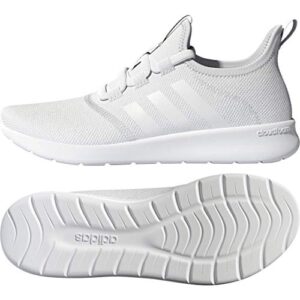 adidas Women's Cloudfoam Pure 2.0 Running Shoes, White/White/Grey, 6