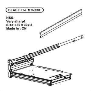 MANTISTOL MC-330 13'' Pro Laminate Floor Cutter with 13" Replacement Blade and Installation Kit