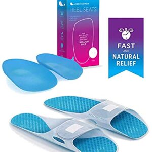 Heel That Pain Plantar Fasciitis Insoles, Large (W 10.5-13, M 8.5-12) & Heel That Pain Plantar Fasciitis Ice Pack and Heat Therapy Slippers, One Size Fits All