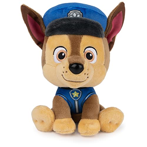 GUND Official PAW Patrol Chase in Signature Police Officer Uniform Plush Toy, Stuffed Animal for Ages 1 and Up, 6" (Styles May Vary)