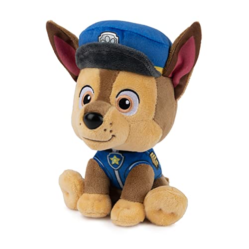 GUND Official PAW Patrol Chase in Signature Police Officer Uniform Plush Toy, Stuffed Animal for Ages 1 and Up, 6" (Styles May Vary)