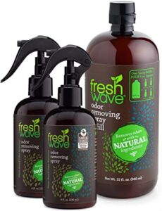 fresh wave odor removing spray bundle: (2) 8 fl. oz. sprays + (1) 32 fl. oz. spray refill