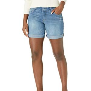 Democracy Women's Ab Solution 7 Short, Light Blue, 12