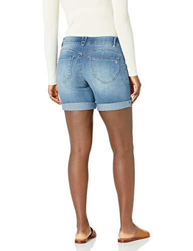 Democracy Women's Ab Solution 7 Short, Light Blue, 12