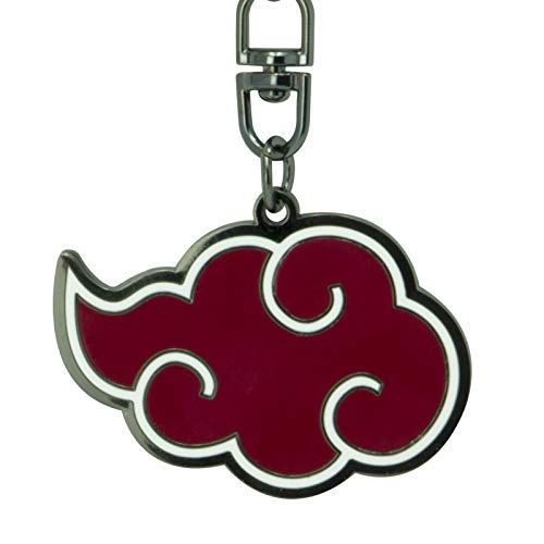 ABYstyle Naruto Akatsuki Metal Keychain, Red, One Size, Modern