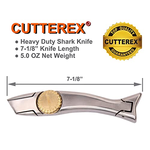 CUTTEREX Heavy Duty Shark Knife Vinyl Knife Utility Knife Roofing Knife Delphin Dolphin Carpet Knife