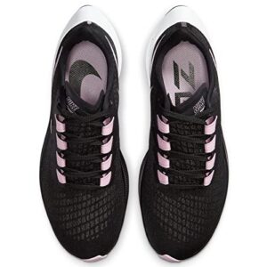 Nike Women's Air Zoom Pegasus 37 Shoes, Black/Light Artic Pink/White/Metallic Red Bronze, 8