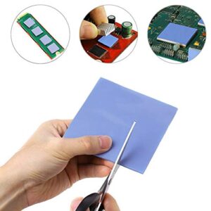 Thermal Pad,200x200x3mm 6W/m.k Thermal Conductivity,with Good efficient Heat Dissipation Performance for Laptop Heatsink/CPU/GPU/SSD/IC/LED Cooler