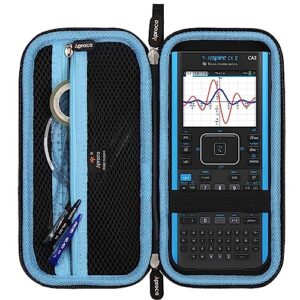 aproca hard storage carrying case, for texas instruments ti-nspire cx ii cas color graphing calculator