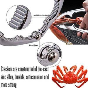 ESOOEY 11Pcs Seafood Tools Set Crab Lobster Crackers Stainless Steel Seafood Crackers & Forks Crackers Opener Shellfish Lobster Crab Leg Sheller Nut Crackers