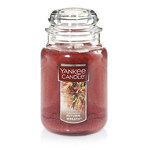 Yankee Candle Large Jar Candle, Autumn Wreath™ & Large Jar Candle Vanilla Cupcake