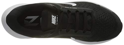 Nike Women's W AIR Zoom Structure 23 Running Shoe, Black White Anthracite, 8