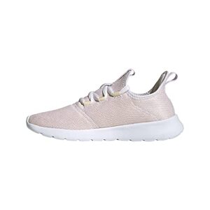 adidas women's casual running shoe, white/vapour pink/wonder white, 8