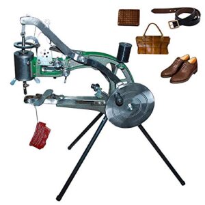 colouredpeas (the latest upgraded version 10 -bearings) shoe repair hand sewing machine, shoe cobbler machine with nylon line, manual mending for shoes/bags/clothes/quilts/coats/trousers…