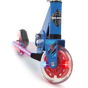 Huffy Marvel Spider-Man Electro-Light Inline Scooter for Kids, Blue