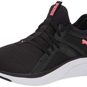 PUMA womens 19435501 Running Shoe, Puma Black-ignite Pink-puma White, 8.5 US