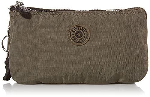 Kipling Women’s Creativity Large Pouch, Versatile Cosmetics Kit, Lightweight Nylon Travel Organizer, Green Moss