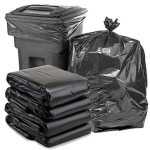 65 gallon trash bags,25 pack extra-large black heavy duty trash can liners,trash bags garbage bags for indoor and outdoor use