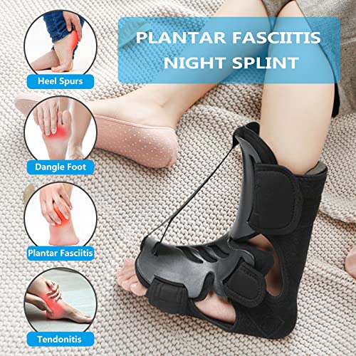 OneBrace Plantar Fasciitis Night Splint - Adjustable Dorsal Night Splint for Plantar Fasciitis - Pain Relief Heel Pain, Achilles Tendinitis and Foot Drop (Large/X-Large)