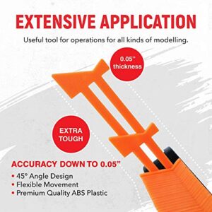 Contour Gauge (10-inch) Shape Duplicator, Ruler & Corner Measuring for Woodworking, Flooring, Angle Finder. Super Gauge Shape and Outline Tool, Contour Gauge with Lock, Contour Gauge Tool