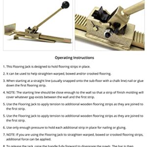 QWORK Flooring Jack, Professional Hardwood Flooring Jack for Installing Hardwood Floors