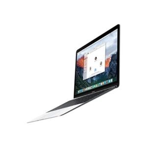Early 2016 Apple MacBook with 1.1 GHz Intel Core m3 (12 inch, 8GB RAM, 256GB SSD) Silver (Renewed)