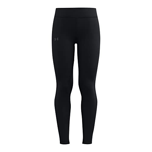 Under Armour girls Motion Leggings , Black (001)/White , Youth Small