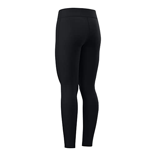 Under Armour girls Motion Leggings , Black (001)/White , Youth Small