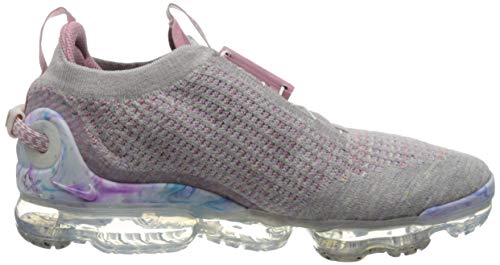 Nike Women's W AIR Vapormax 2020 FK Running Shoe, Black White Barely Volt Atomic Pink Royal Pulse Crimson Tint, 3.5 UK