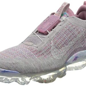 Nike Women's W AIR Vapormax 2020 FK Running Shoe, Black White Barely Volt Atomic Pink Royal Pulse Crimson Tint, 3.5 UK