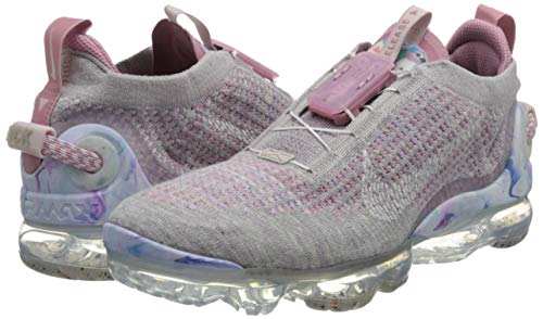 Nike Women's W AIR Vapormax 2020 FK Running Shoe, Black White Barely Volt Atomic Pink Royal Pulse Crimson Tint, 3.5 UK