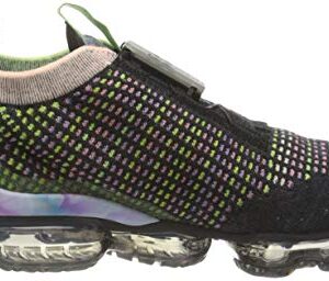 Nike Women's W AIR Vapormax 2020 FK Running Shoe, Black White Barely Volt Atomic Pink Royal Pulse Crimson Tint, 4.5 UK
