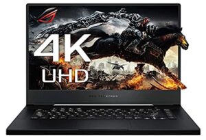 asus rog zephyrus m15 15.6" 4k ultra hd (3840 x 2160) gaming laptop, intel core i7-10750h, 16gb memory, 1tb ssd, nvidia geforce rtx 2060, windows 10, prism black