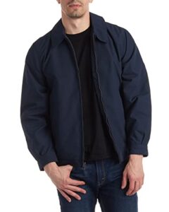 perry ellis men?s jacket ? casual lightweight water resistant microfiber windbreaker golf coat (s-xl), size medium, dark sapphire