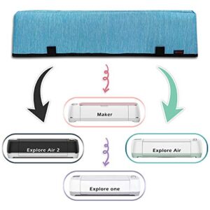 Torising Dust Cover Water-Resistance Compatible with Cricut Maker Explore Air 2 and Cricut Explore Air (Blue)