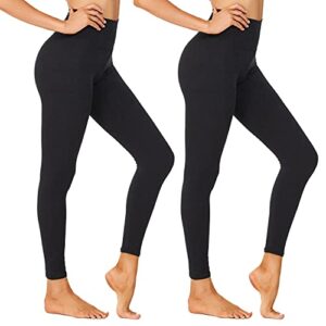 nexiepoch buttery soft leggings for women - high waisted capri tummy control yoga pants for workout, running reg & plus size