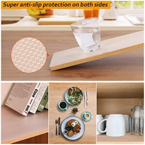 ANOAK Shelf Liner Non Adhesive Cabinet Liner, 17.5 Inch x 10 FT(120 Inch) Drawer Liners Washable Durable Shelf Liner for Kitchen Cabinets, Pantry Shelves